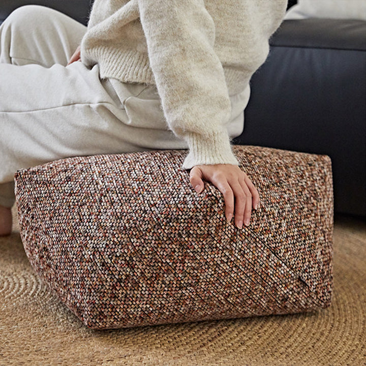 Tabouret bas portable en polyester EPP de style scandinave contemporain en forme d&