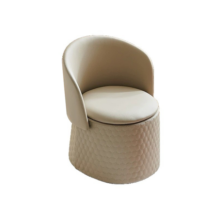 Zeitgenössischer skandinavischer Hocker mit echtem Leder, Kunstleder, massivem Sperrholz, Bogen, verstecktem Stauraum, Rückenlehne, ohne Armlehnen, für das Schlafzimmer 
