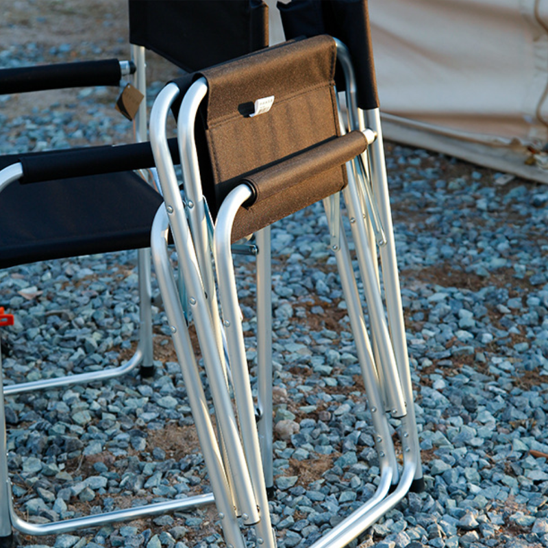 Contemporary Industrial Aluminum Alloy Oxford Fabric Rectangular Foldable Camping Chair Backrest Armrest For Garden