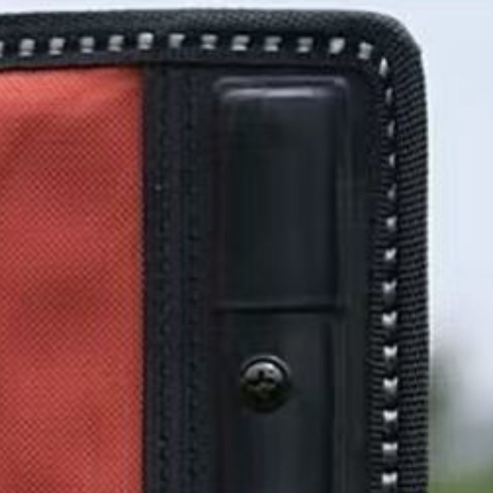 Zeitgenössischer klappbarer Campingstuhl im Industrial-Stil aus Eisen und Oxford-Gewebe, rechteckig, mit Rückenlehne und Armlehnen, für Outdoor &amp; Garten 