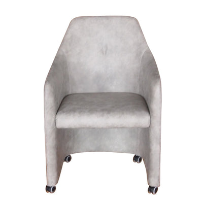Contemporary Creative Fabric Metal Square Curved Desk Chair With Mobility For Home Office