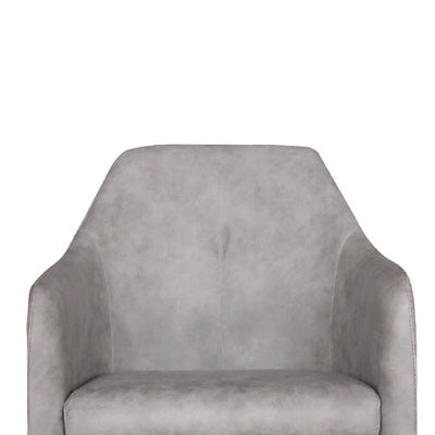 Contemporary Creative Fabric Metal Square Curved Desk Chair With Mobility For Home Office