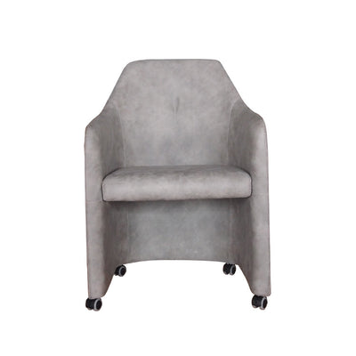 Contemporary Creative Fabric Metal Square Curved Desk Chair With Mobility For Home Office