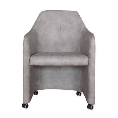 Contemporary Creative Fabric Metal Square Curved Desk Chair With Mobility For Home Office