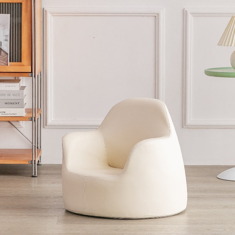 Moderner Art-Deco-Holz-Kunstleder-Tierförmiger Kinderstuhl mit Rückenlehne &amp; Armlehne für Schlafzimmer &amp; Wohnzimmer 
