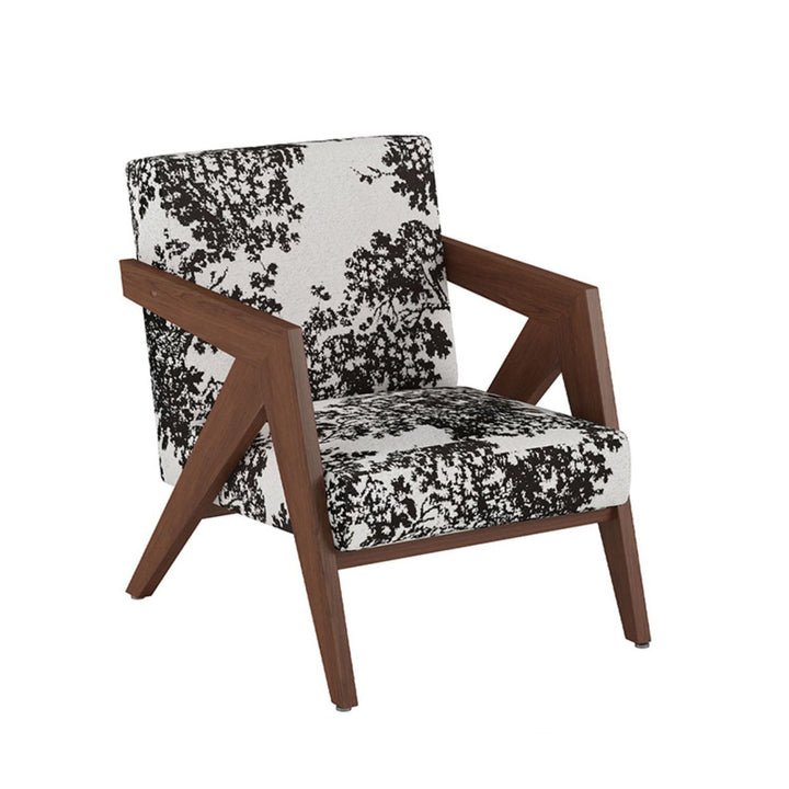 Silla de acento cuadrada de madera de caucho china tradicional con tela de lino y terciopelo con respaldo y reposabrazos para sala de estar 