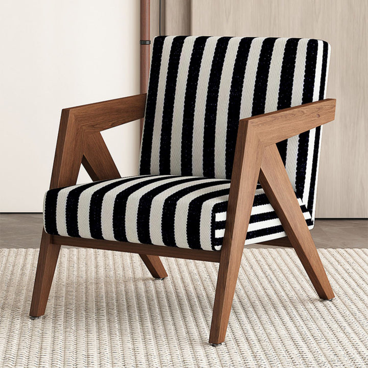 Silla de acento cuadrada de madera de caucho china tradicional con tela de lino y terciopelo con respaldo y reposabrazos para sala de estar 