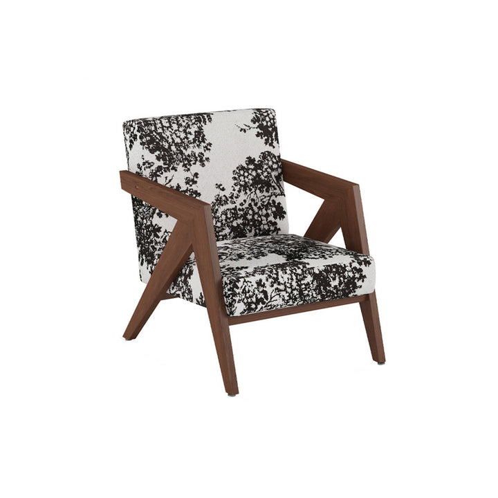 Silla de acento cuadrada de madera de caucho china tradicional con tela de lino y terciopelo con respaldo y reposabrazos para sala de estar 