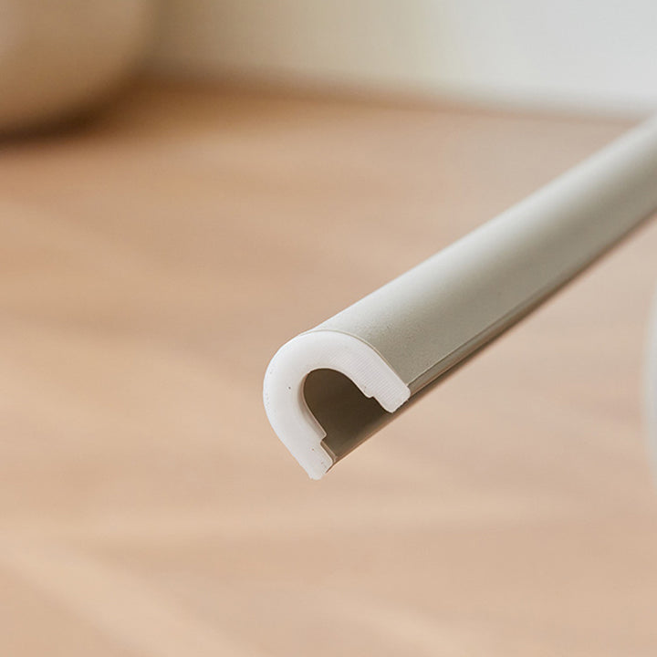 Silla Redonda PP de Cuero PU Minimalista Moderna para Sala de Estar 