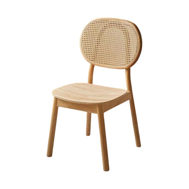 Silla de comedor ovalada curva de madera maciza china tradicional con respaldo para comedor 