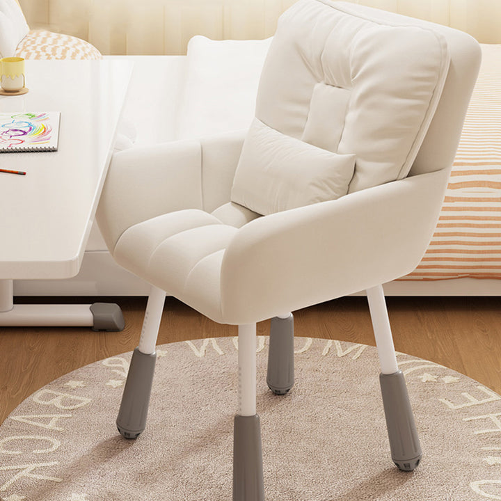 Silla de tocador rectangular cuadrada de metal minimalista moderna de terciopelo con respaldo y reposabrazos para dormitorio 