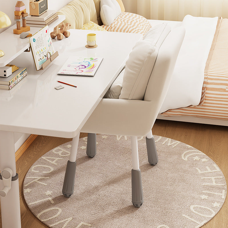 Silla de tocador rectangular cuadrada de metal minimalista moderna de terciopelo con respaldo y reposabrazos para dormitorio 