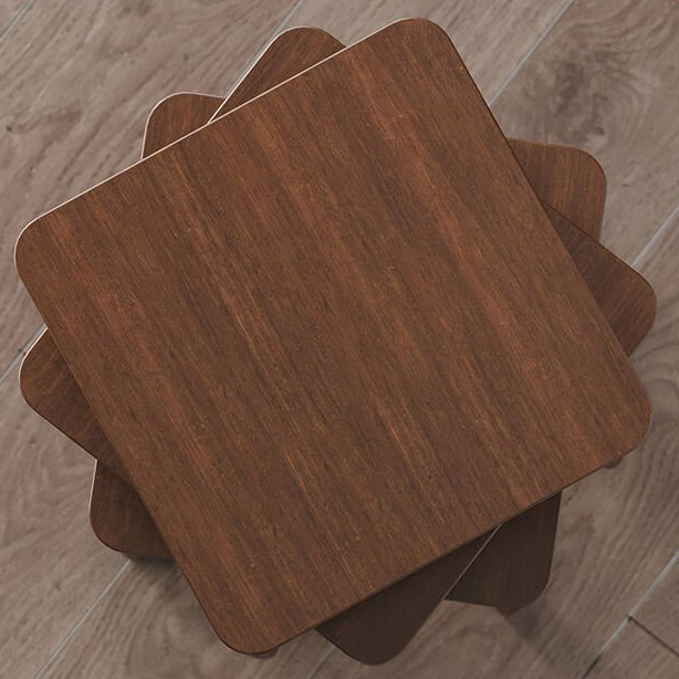Traditional Chinese Solid Wood Square Chair For Living Room