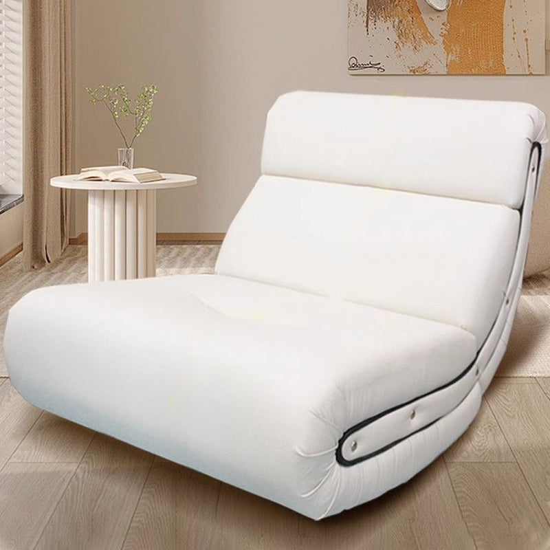 Traditional French Cat Scratch Resistant Leather Solid Wood Curved Square Accent Chair With Backrest For Living Room