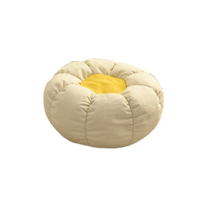 Contemporary Creative Chenille Velvet EPS Semi-Round Cloud Accent Chair With Backrest For Living Room