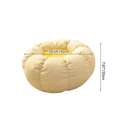 Contemporary Creative Chenille Velvet EPS Semi-Round Cloud Accent Chair With Backrest For Living Room