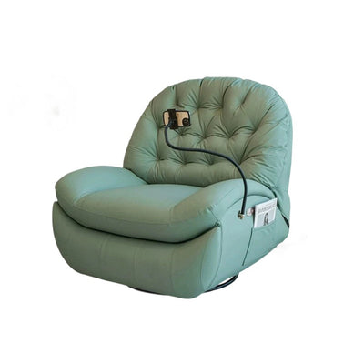 Contemporary Scandinavian Cat Scratch Leather Chenille Velvet Metal Semi-Circle Grid Accent Chair With Backrest For Living Room