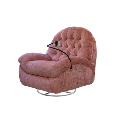 Contemporary Scandinavian Cat Scratch Leather Chenille Velvet Metal Semi-Circle Grid Accent Chair With Backrest For Living Room