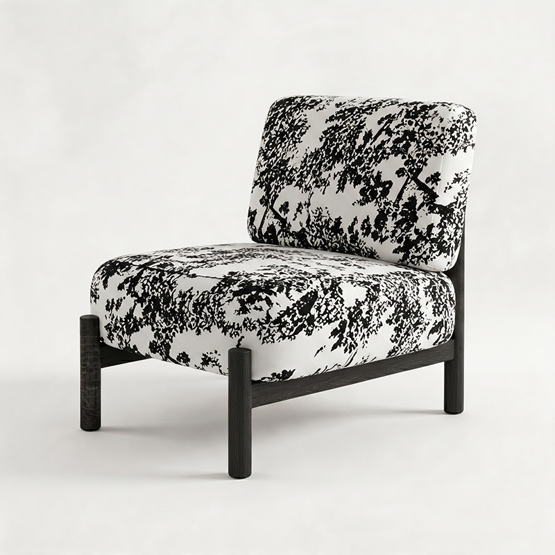Sillón auxiliar cuadrado cilíndrico de metal con tela sherpa de estilo francés tradicional con respaldo para sala de estar 