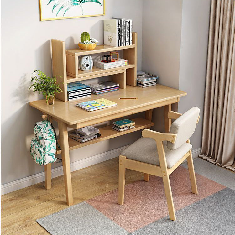 Contemporary Scandinavian Rubberwood Cotton-Linen Microfiber Leather Curved Square Dining Chair Backrest Armrests For Dining Room