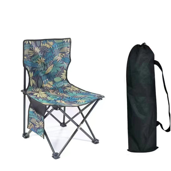 Chaise pliante extérieure contemporaine en tissu Oxford scandinave avec structure en acier en forme de X, avec dossier, pour le camping et la plage 