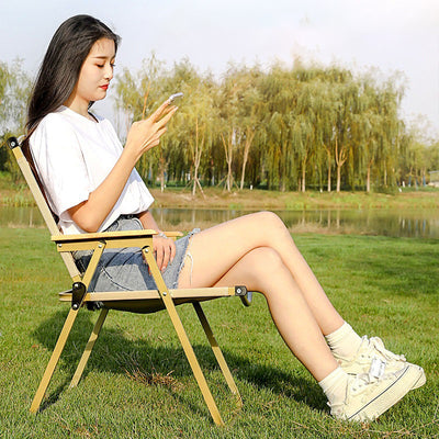 Contemporary Scandinavian Oxford Fabric Steel X-Shaped Folding Outdoor Chair With Backrest For Camping & Beach