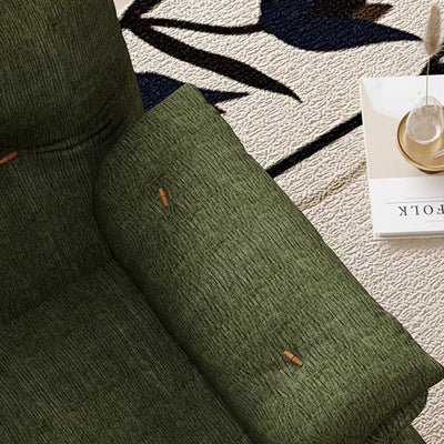 Contemporary Scandinavian Sherpa Solid Wood Curved Rectangle Accent Chair With Armrests Backrest For Living Room