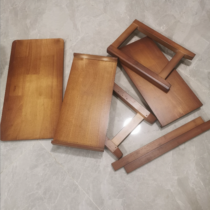 Banco de Zapatos Rectangular de Madera Maciza Vintage Tradicional con Tablero de Madera de Caucho y Cuero PU de 2 Niveles para Sala de Estar 