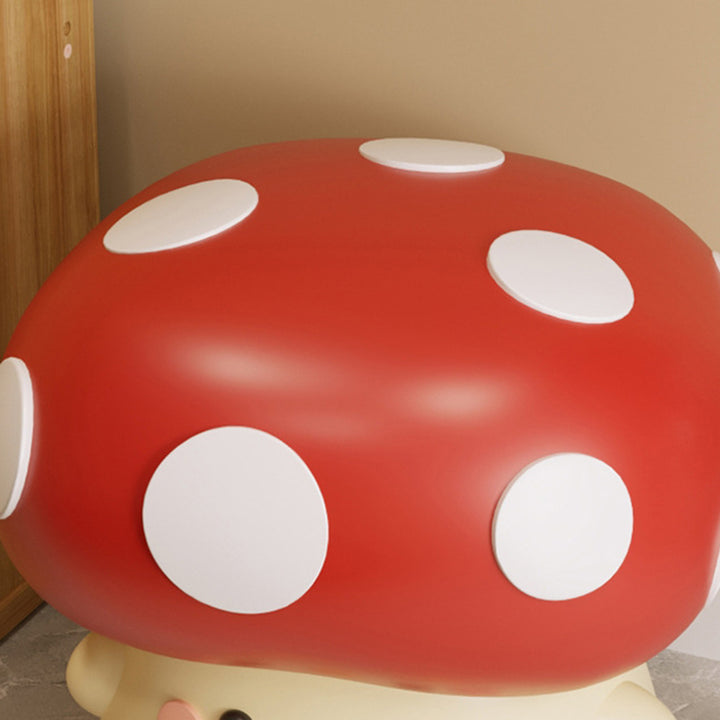 Banc à chaussures en résine de style Art déco moderne en forme de champignon pour salon 