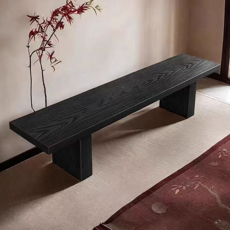 Traditionelle Chinesische Schuhbank aus Kiefernholz für das Wohnzimmer 