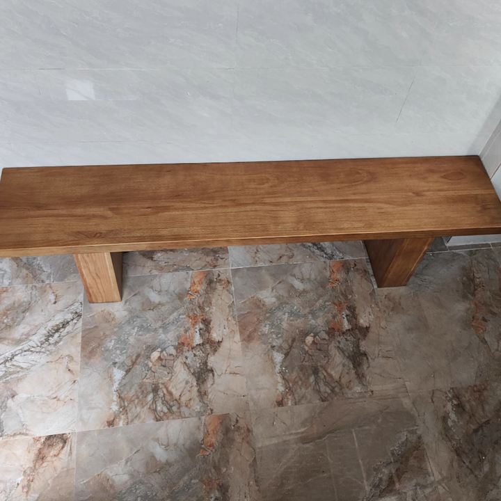 Traditionelle Chinesische Schuhbank aus Kiefernholz für das Wohnzimmer 