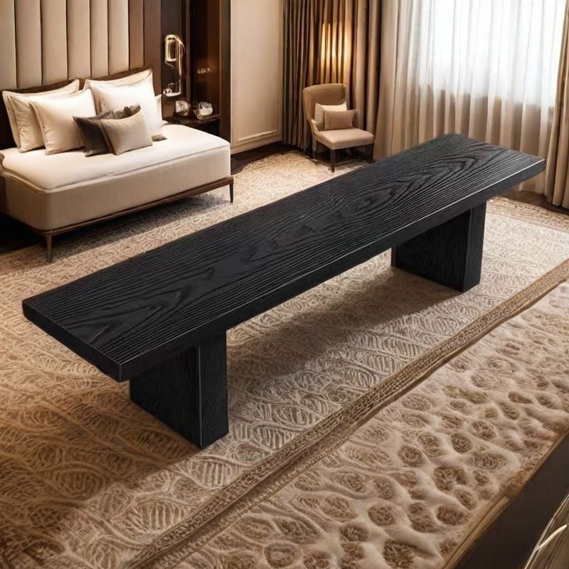 Traditionelle Chinesische Schuhbank aus Kiefernholz für das Wohnzimmer 