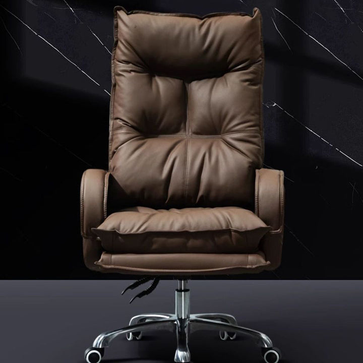 Chaise de bureau rectangulaire incurvée en alliage d&