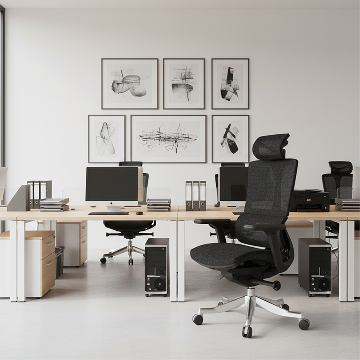 Modern Minimalist Ergonomic High Back Mesh Executive Desk Chair - Multi-Function Tilt 3D Armrests Office Chair For Home Office