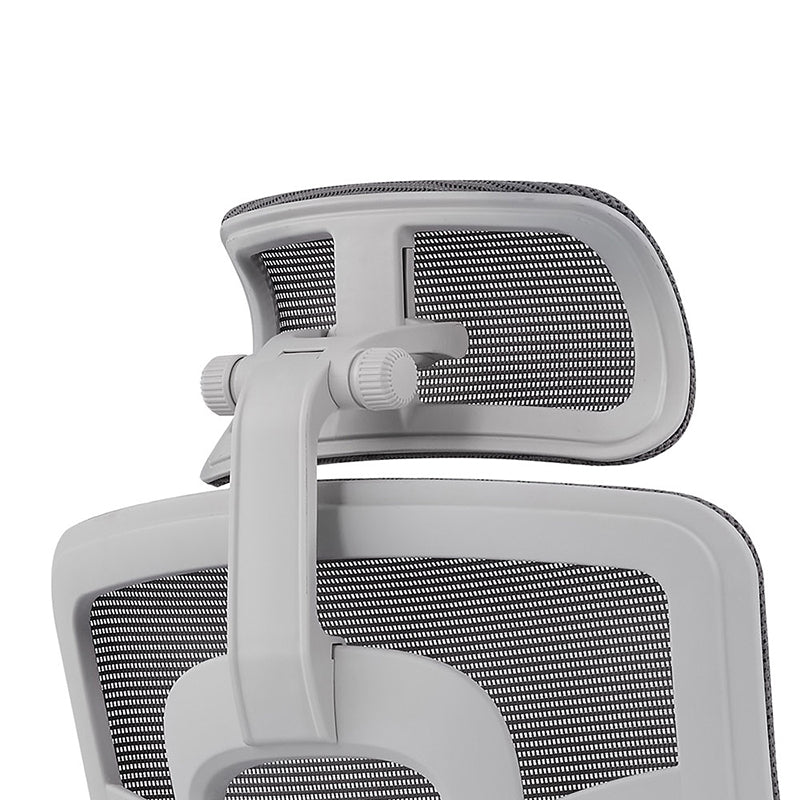 Modern Minimalist Durable High Back Desk Chair - Adjustable Headrest &amp; Lumbar Support Office Chair For Home Office