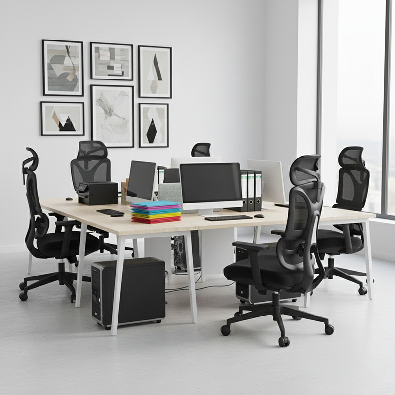 Silla de oficina moderna, ergonómica, resistente, de respaldo alto y malla - elevador de gas certificado SGS, apoyabrazos 3D, silla de escritorio para oficina en casa 