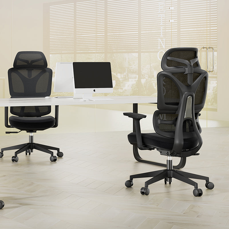 Silla de oficina moderna, ergonómica, resistente, de respaldo alto y malla - elevador de gas certificado SGS, apoyabrazos 3D, silla de escritorio para oficina en casa 