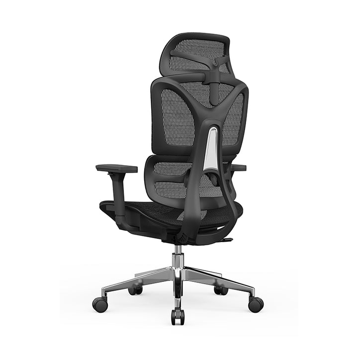 Modern Minimalist High Back Executive Breathable Mesh Ergonomic Office Chair - Adjustable Headrest Lumbar Support Desk Chair For Home Office