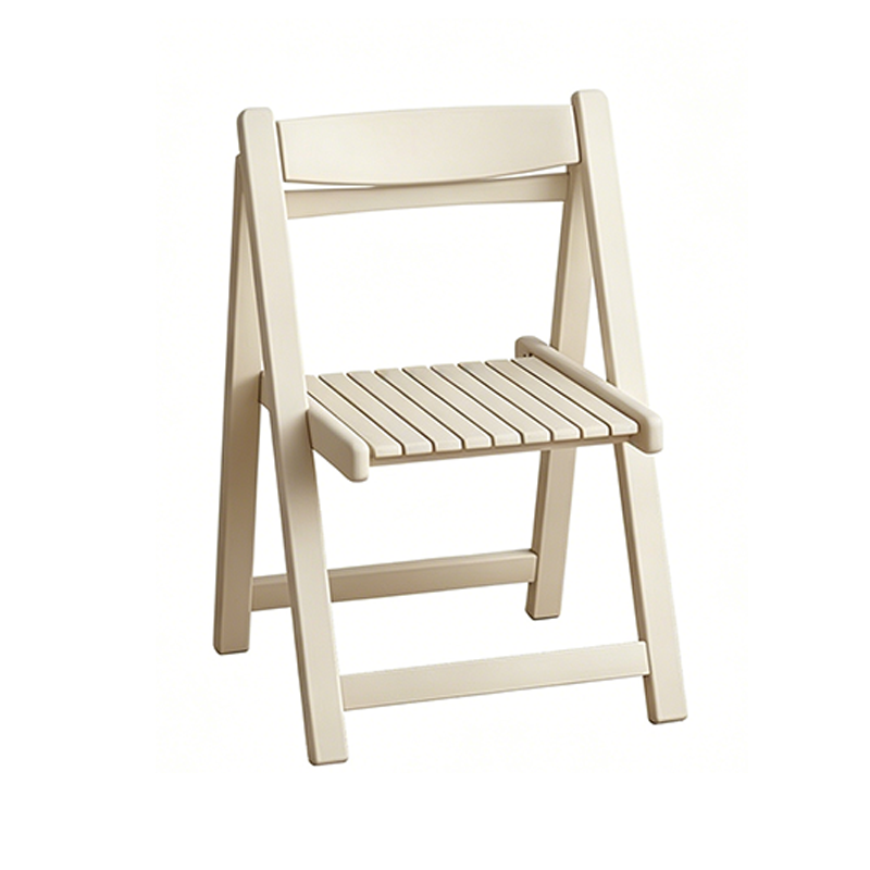 Moderner minimalistischer klappbarer quadratischer Esszimmerstuhl aus mehrschichtiger Verbundplatte mit Rückenlehne für das Esszimmer 