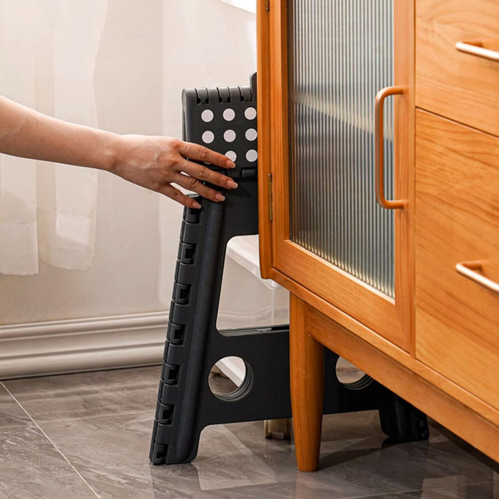 Silla plegable trapezoidal de PP moderna y minimalista, silla portátil para sala de estar 