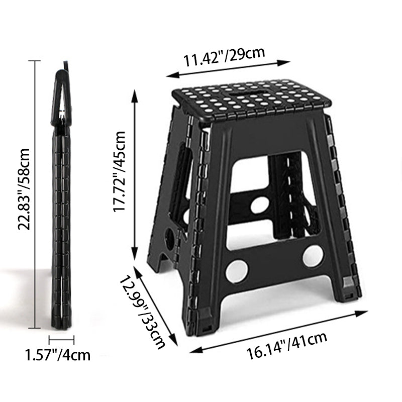 Silla plegable trapezoidal de PP moderna y minimalista, silla portátil para sala de estar 