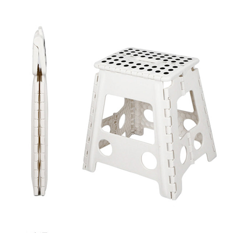 Silla plegable trapezoidal de PP moderna y minimalista, silla portátil para sala de estar 