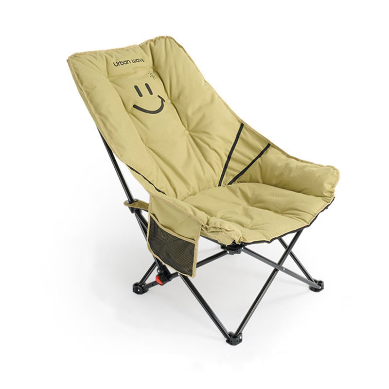 Modern Minimalist Oxford Fabric Rectangular Folding Reclining Chair Portable Lounge Chair For Outdoor Patio