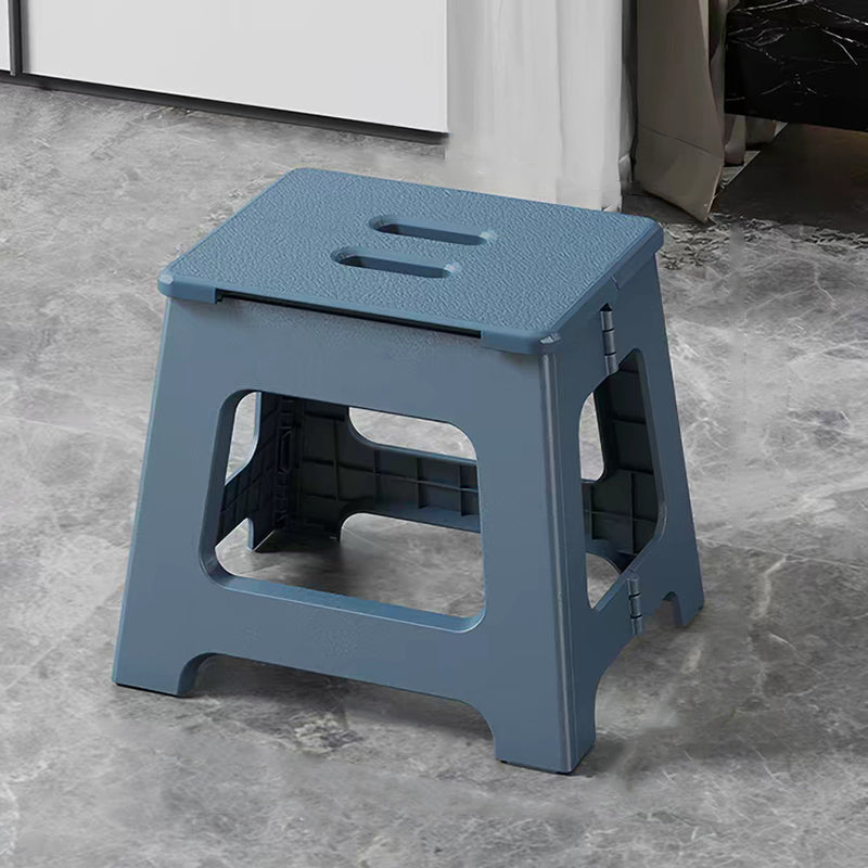 Modern Minimalist PP Trapezoid Square Foldable Stool Chair With Portable For Bathroom Kitchen Outdoor Living Room