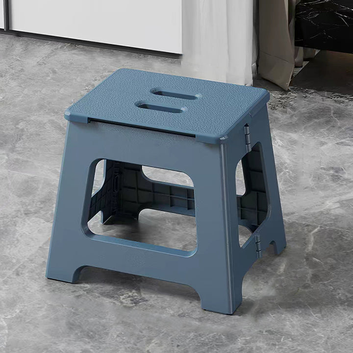Modern Minimalist PP Trapezoid Square Foldable Stool Chair With Portable For Bathroom Kitchen Outdoor Living Room