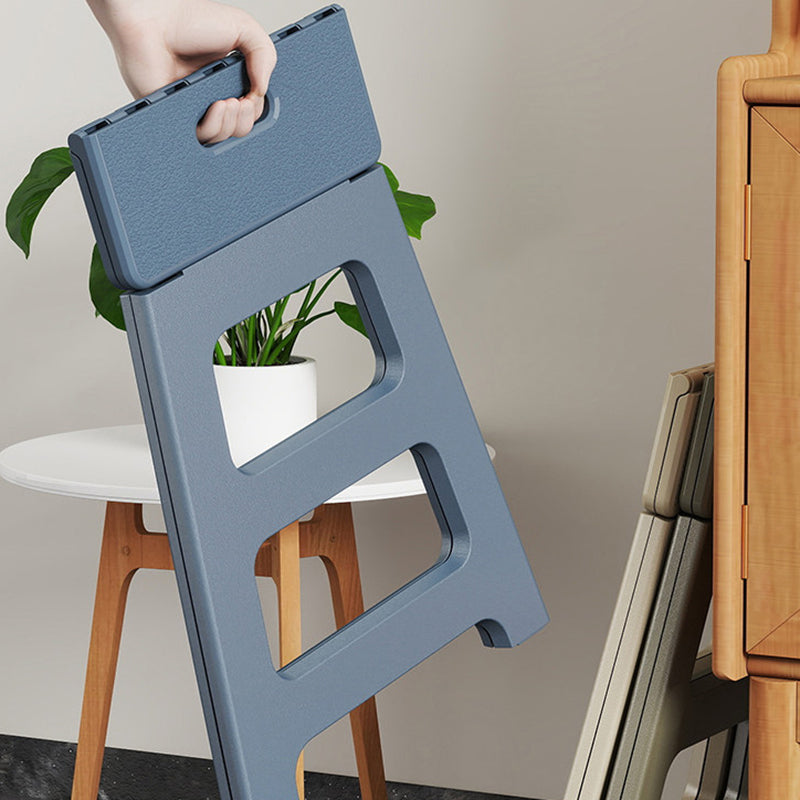 Modern Minimalist PP Trapezoid Square Foldable Stool Chair With Portable For Bathroom Kitchen Outdoor Living Room