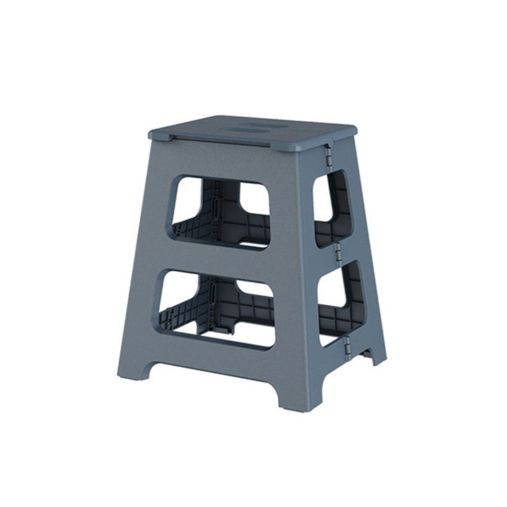 Modern Minimalist PP Trapezoid Square Foldable Stool Chair With Portable For Bathroom Kitchen Outdoor Living Room