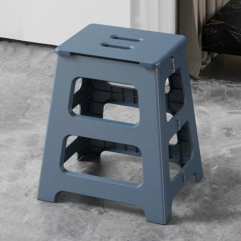 Modern Minimalist PP Trapezoid Square Foldable Stool Chair With Portable For Bathroom Kitchen Outdoor Living Room
