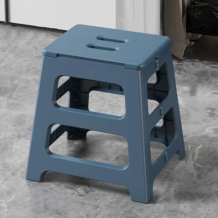 Modern Minimalist PP Trapezoid Square Foldable Stool Chair With Portable For Bathroom Kitchen Outdoor Living Room