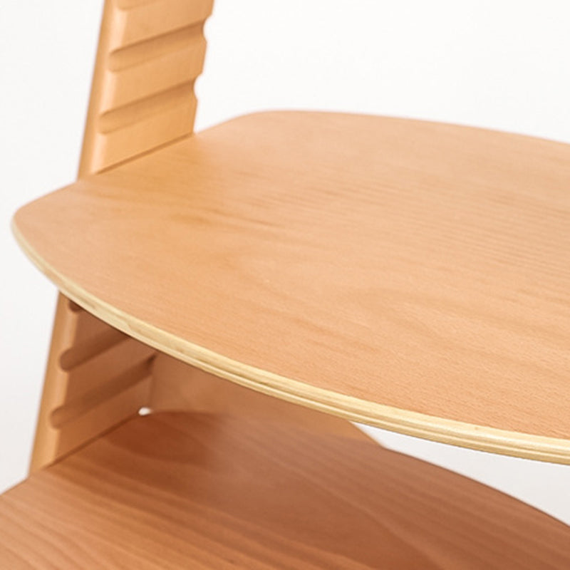 Modern Minimalist Plywood Adjustable Curved Kids High Chair Baby Dining Chair With Armrest &amp; Backrest For Living Room